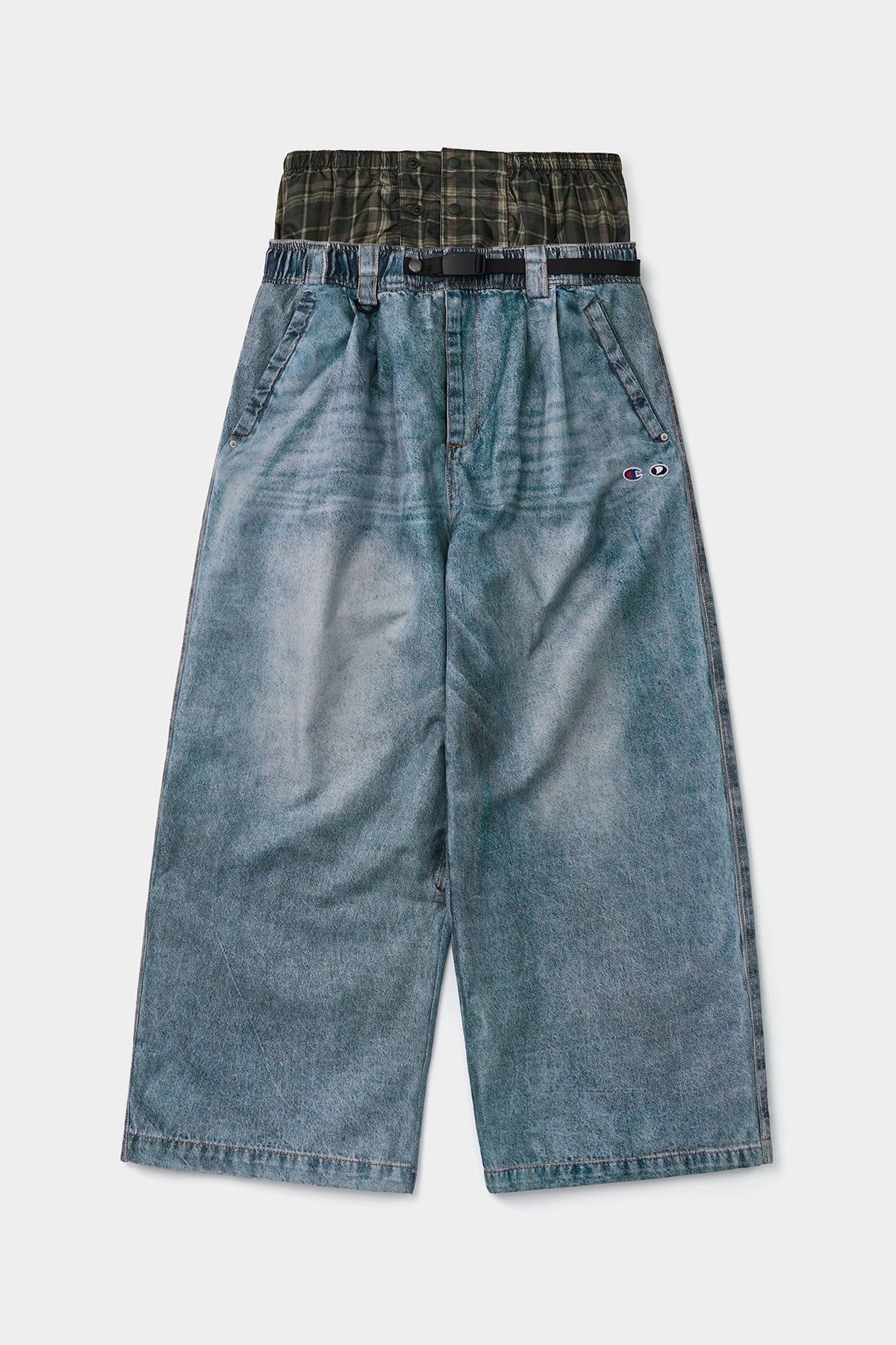 [CHAMPION x DIMITO] C-LOGO BASIC PANTS (WIDE FIT LV.2) LIGHT BLUE (Available date : 26.10.12)