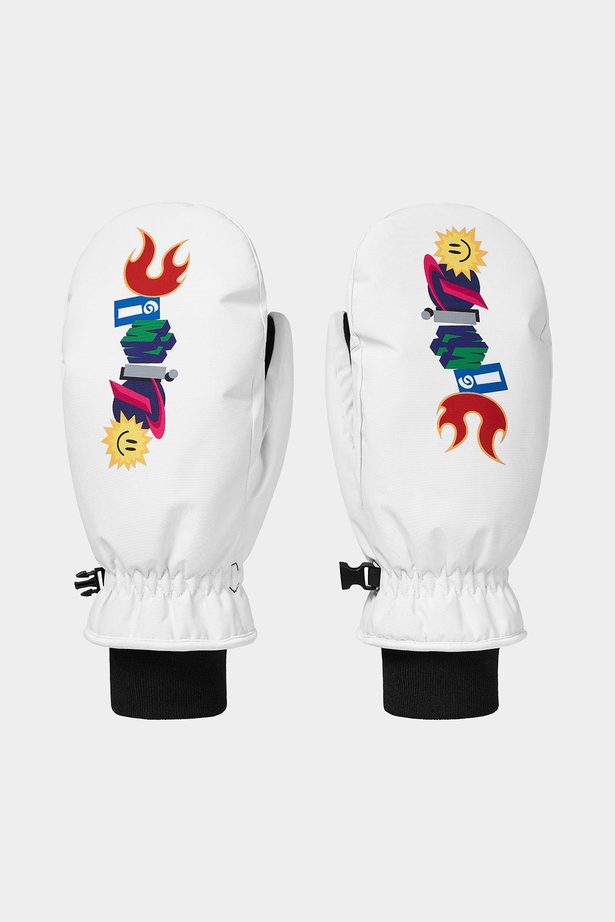 GRAPHICS MITTEN G WHITE