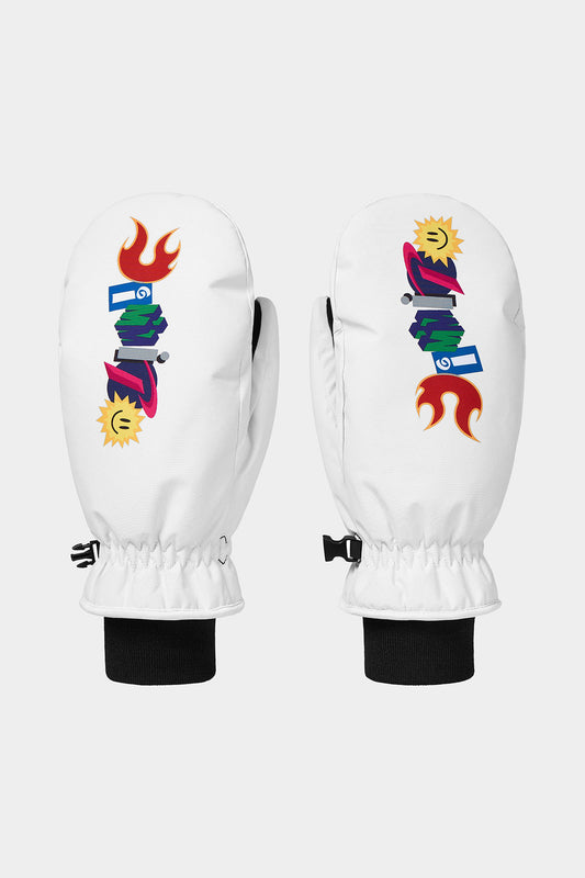 GRAPHICS MITTEN G WHITE