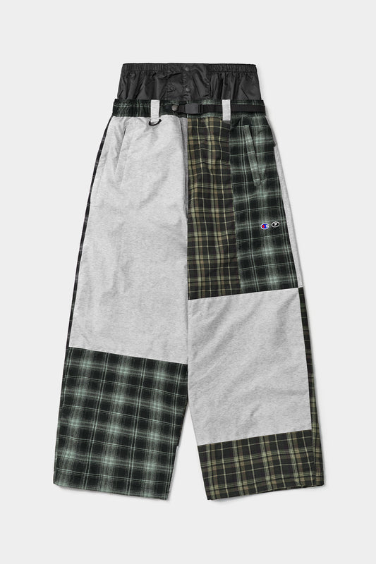 [CHAMPION x DIMITO] C-LOGO COLLEGE PATCHWORK PANTS (WIDE FIT LV.2) ARCHIVE MIX (Available date : 26.10.12)