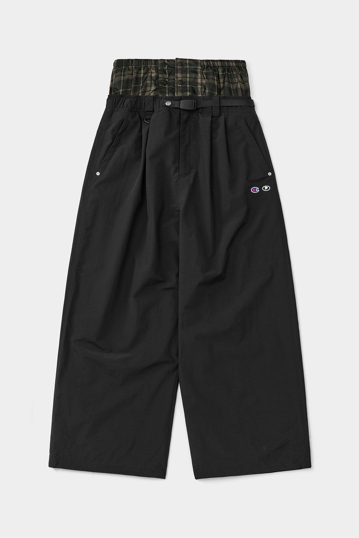 [CHAMPION x DIMITO] C-LOGO BASIC PANTS (WIDE FIT LV.2) BLACK (Available date : 26.10.12)