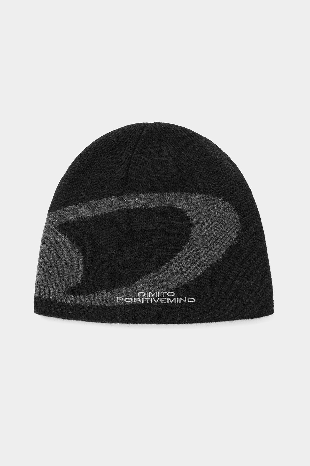 BIG CIRCLE LOGO BEANIE BLACK