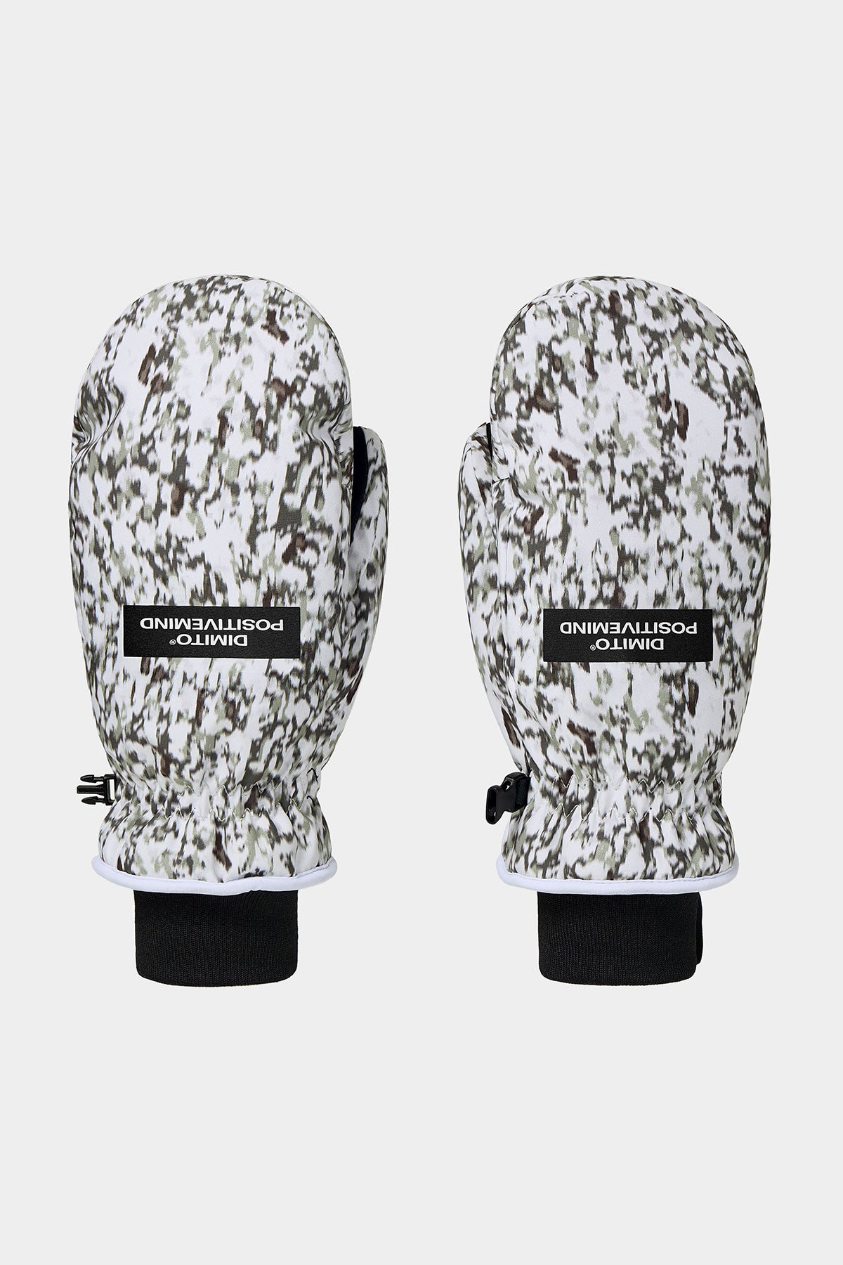 PATTERN MITTEN SNOW CAMO