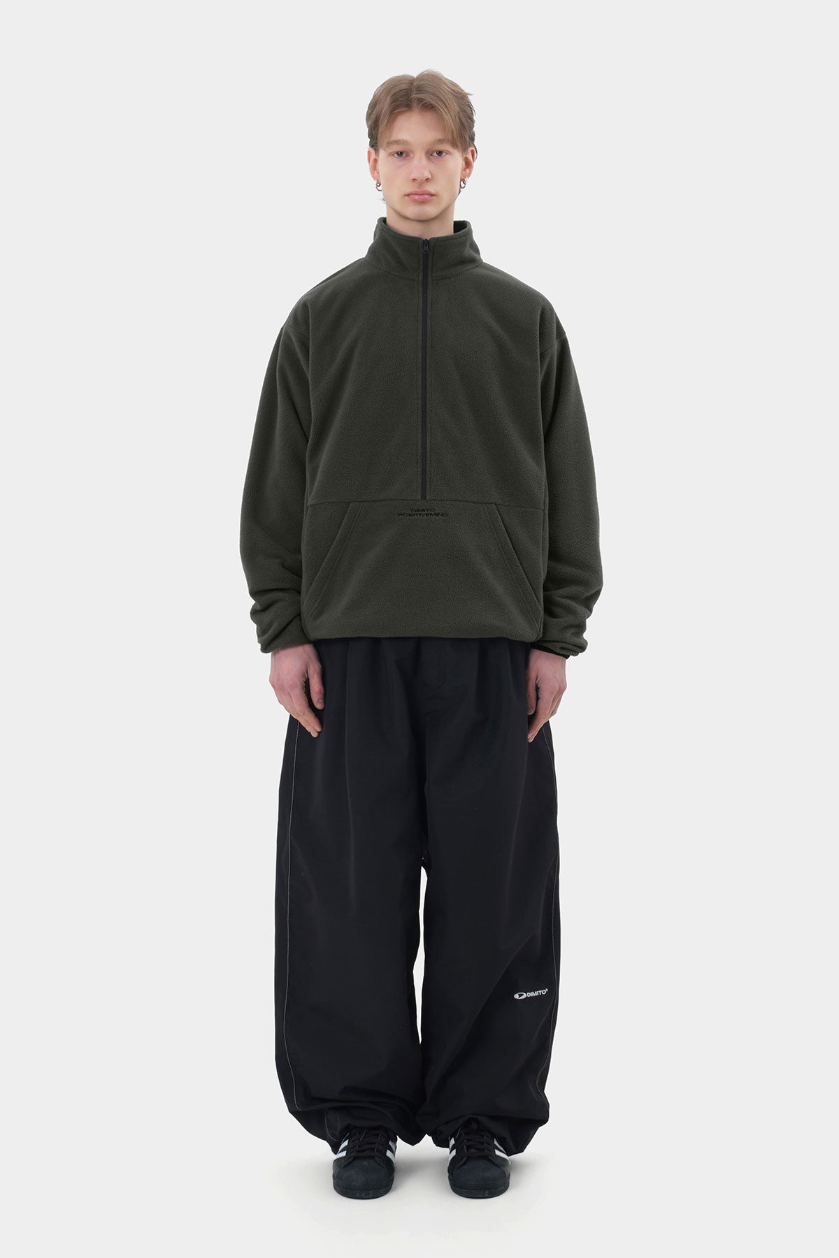 26 FLEECE HALF ZIP MUD (Delivery date : 26.09.28)