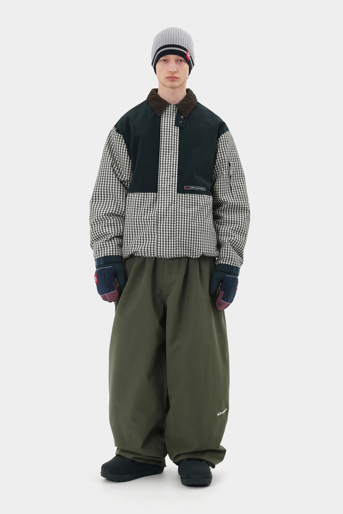 BANDED WIDE PANTS (WIDE FIT LV.2) DRY MUGWORT (Delivery start : 26.09.09)