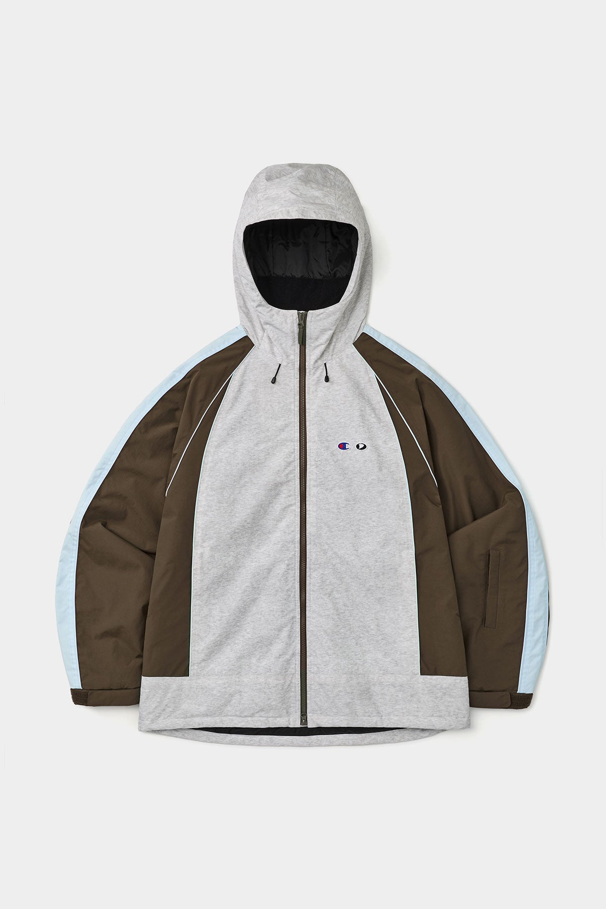 [CHAMPION x DIMITO] HERITAGE BLOCK LINE JACKET SILVER GREY (Available date : 26.10.12)