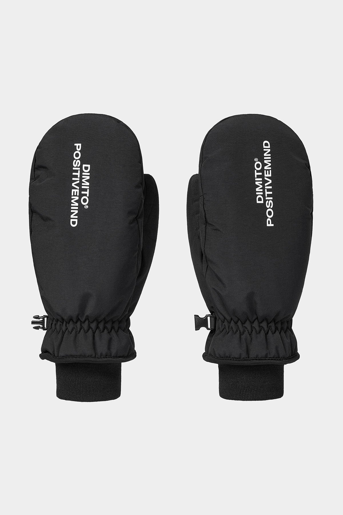 BASIC LOGO MITTEN BLACK