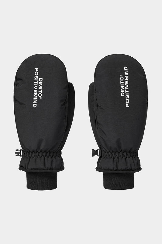 BASIC LOGO MITTEN BLACK