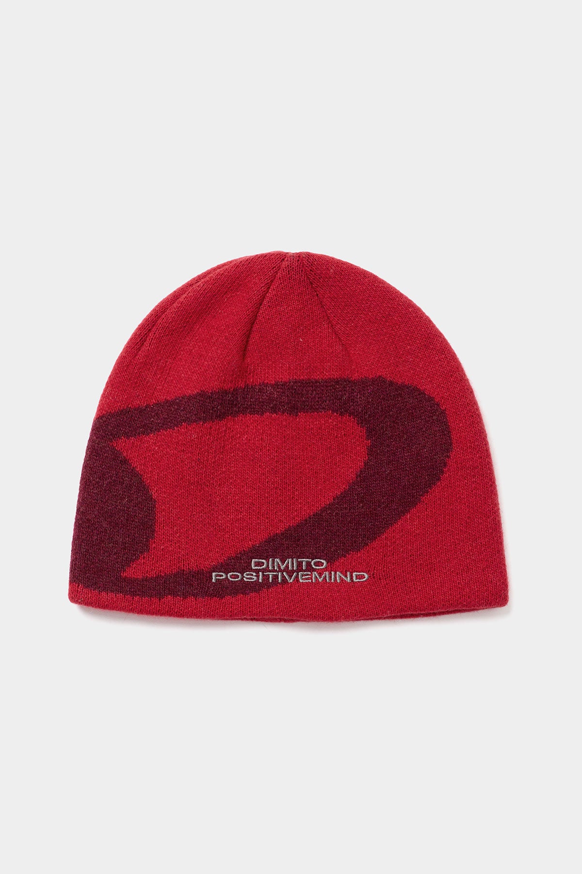 BIG CIRCLE LOGO BEANIE RED