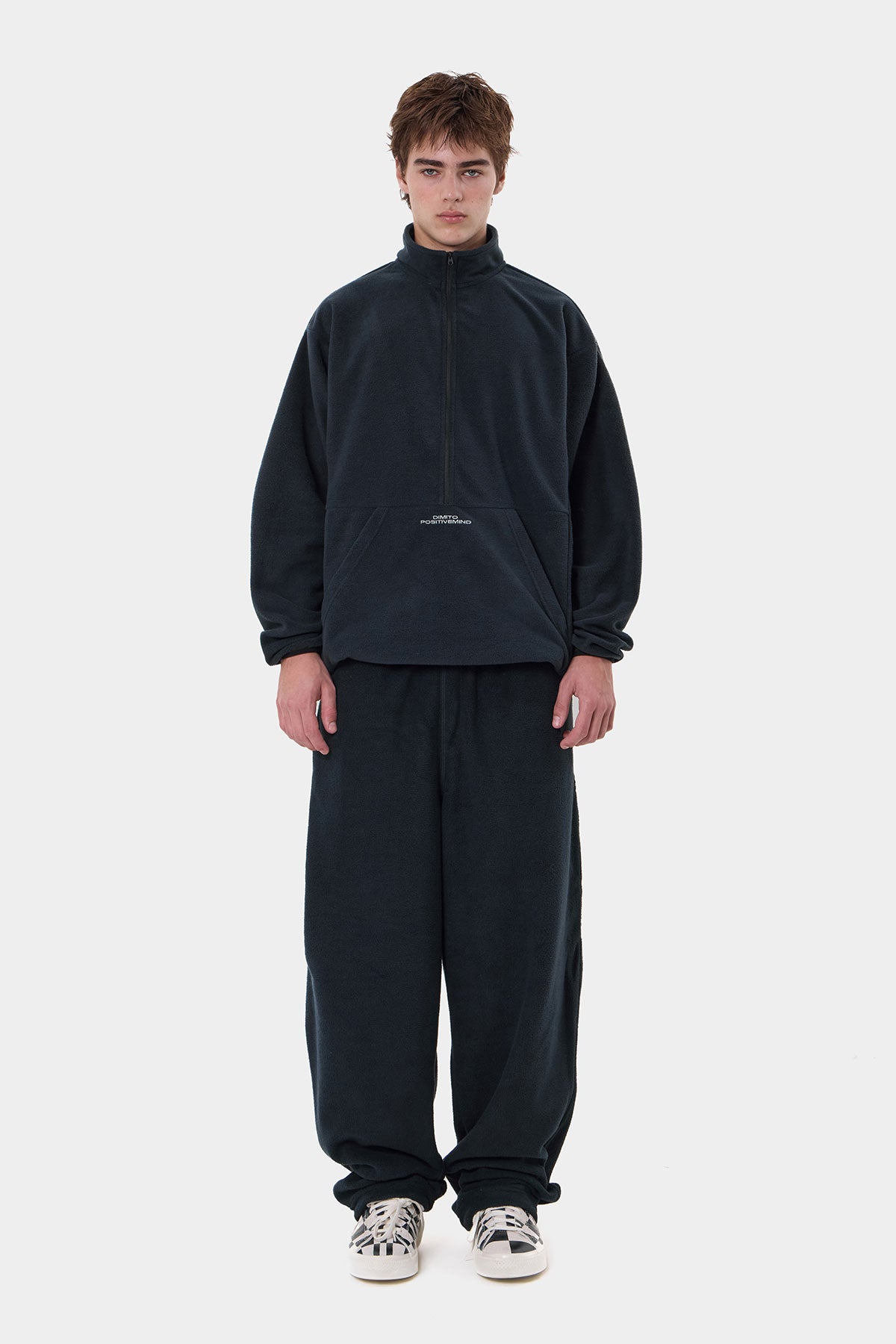 26 FLEECE HALF ZIP DARK NAVY (Delivery date : 26.09.28)