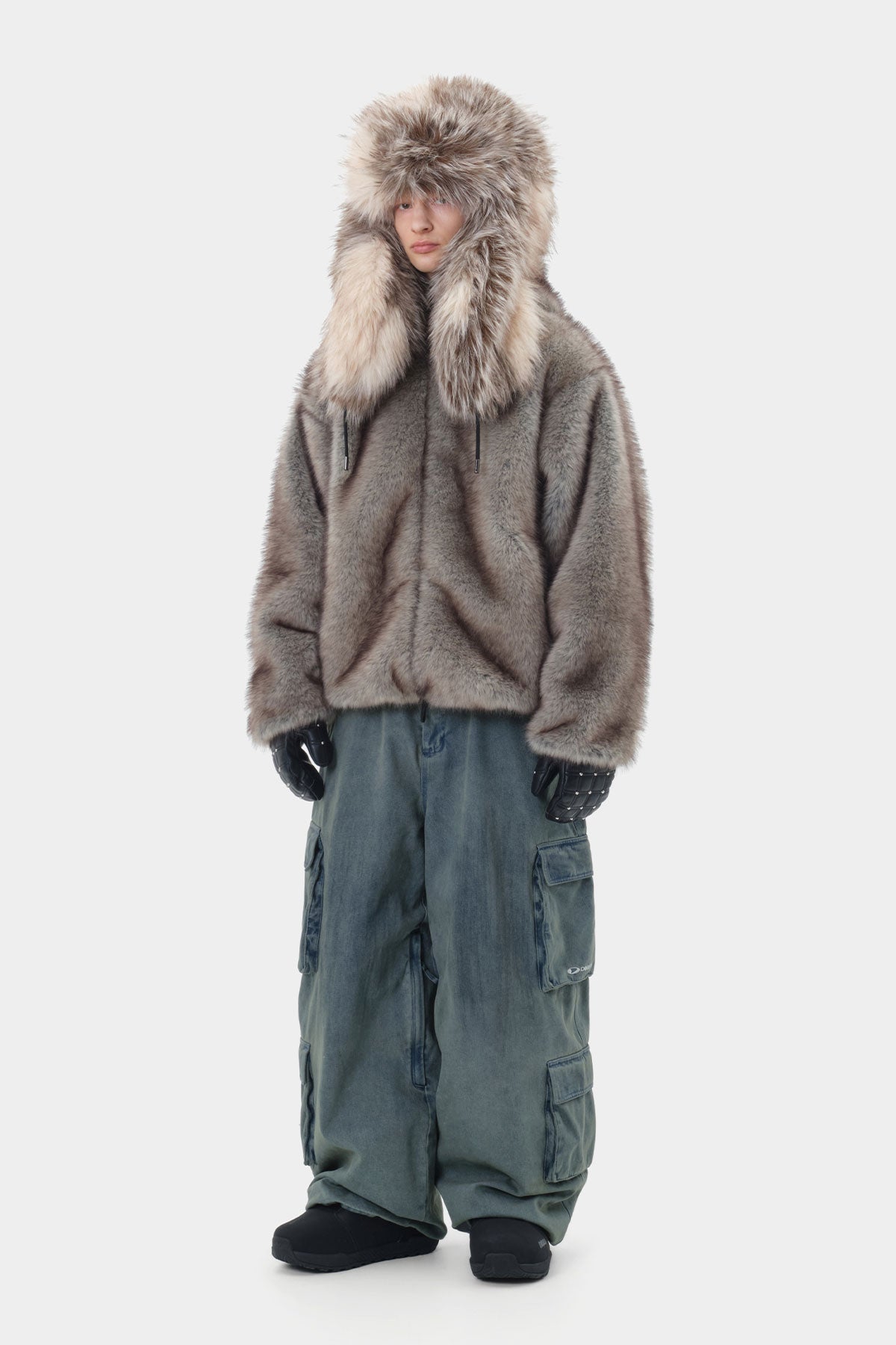 DENIM MULTI CARGO PANTS (WIDE FIT LV.2) DW LIGHT BLUE (Delivery start : 26.09.09)