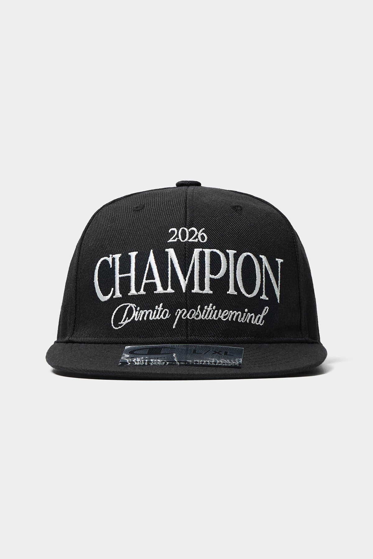 [CHAMPION x DIMITO] ANNIVERSARY FITTED CAP BLACK (Available date : 26.10.12)