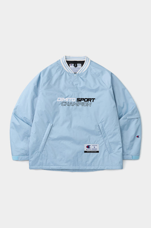 [CHAMPION x DIMITO] SPORT V-NECK SNAP PULLOVER ICE COLUMBIA (Available date : 26.10.12)