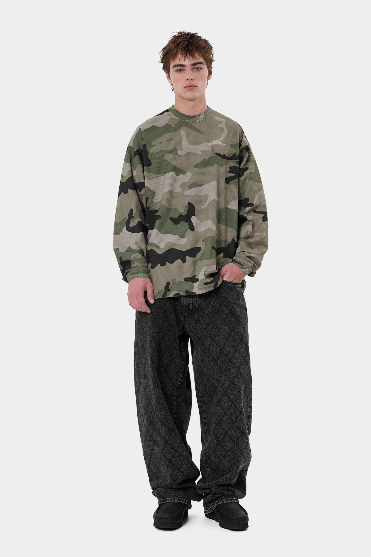 LW WAFFLE LSV TEE FADE CAMO (Delivery date : 26.09.28)