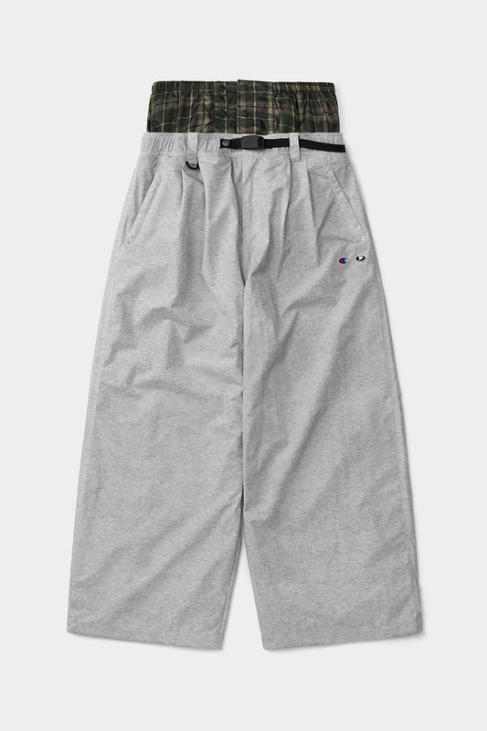 [CHAMPION x DIMITO] C-LOGO BASIC PANTS (WIDE FIT LV.2) SILVER GREY (Available date : 26.10.12)
