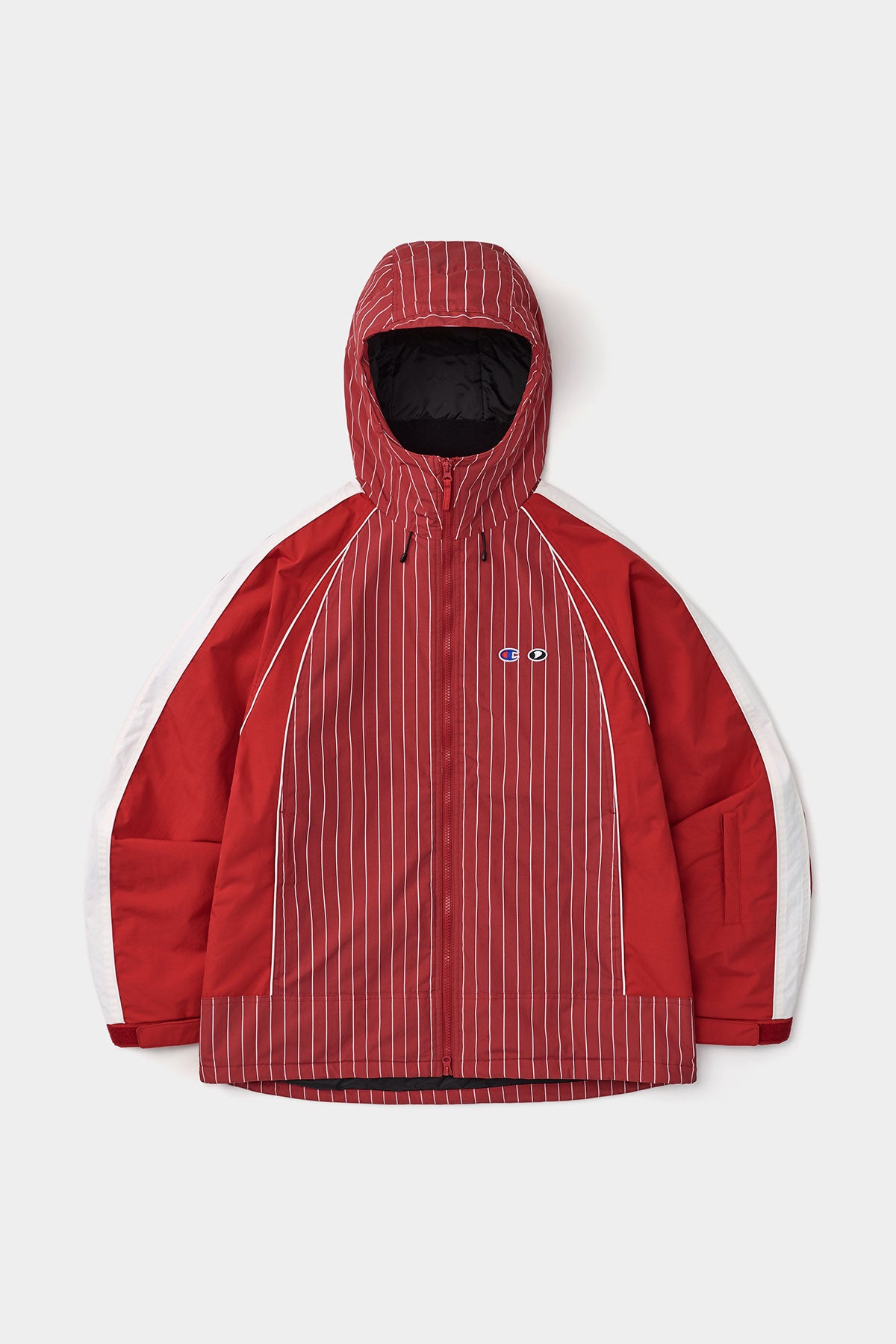 [CHAMPION x DIMITO] HERITAGE BLOCK LINE JACKET STRIPE RED (Available date : 26.10.12)