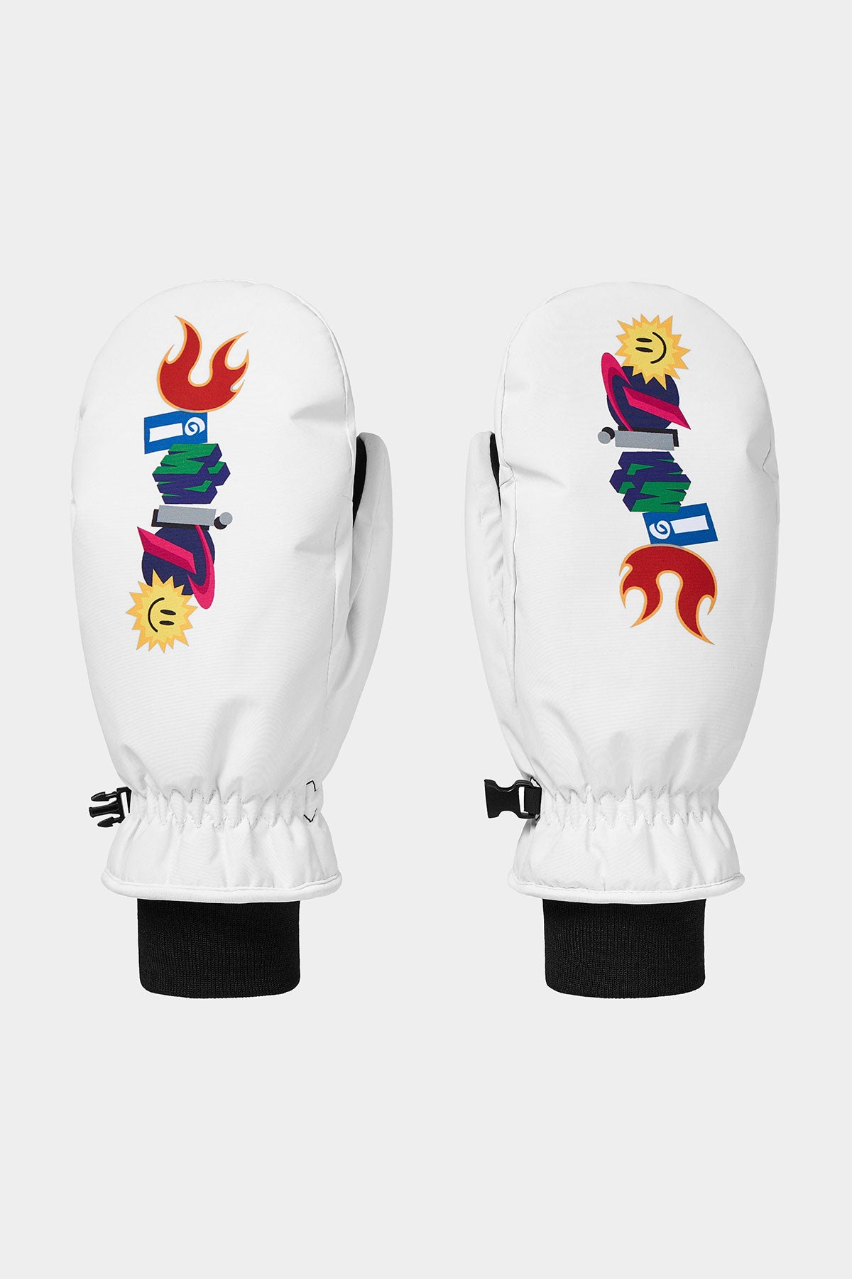 GRAPHICS MITTEN G WHITE