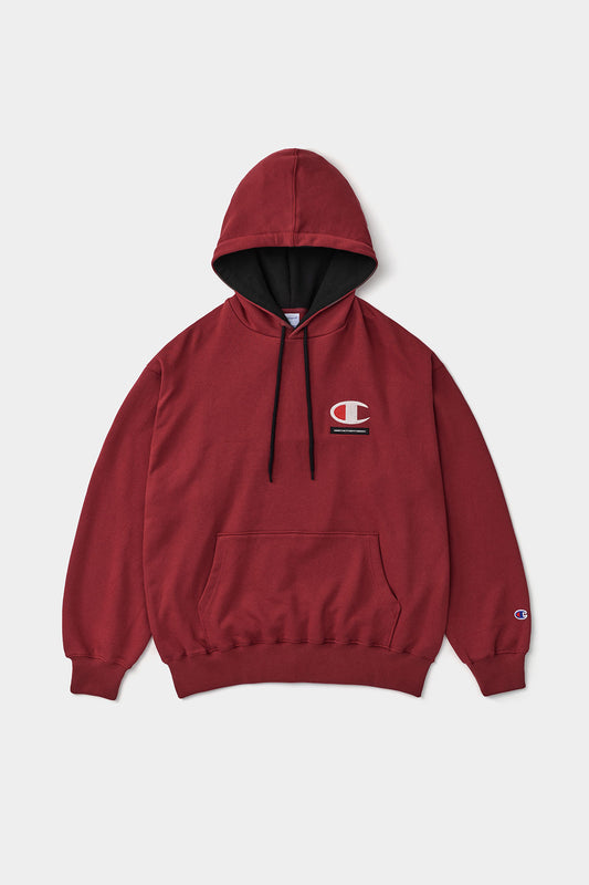 [CHAMPION x DIMITO] C-LOGO HOODIE BURGUNDY (Available date : 26.10.12)