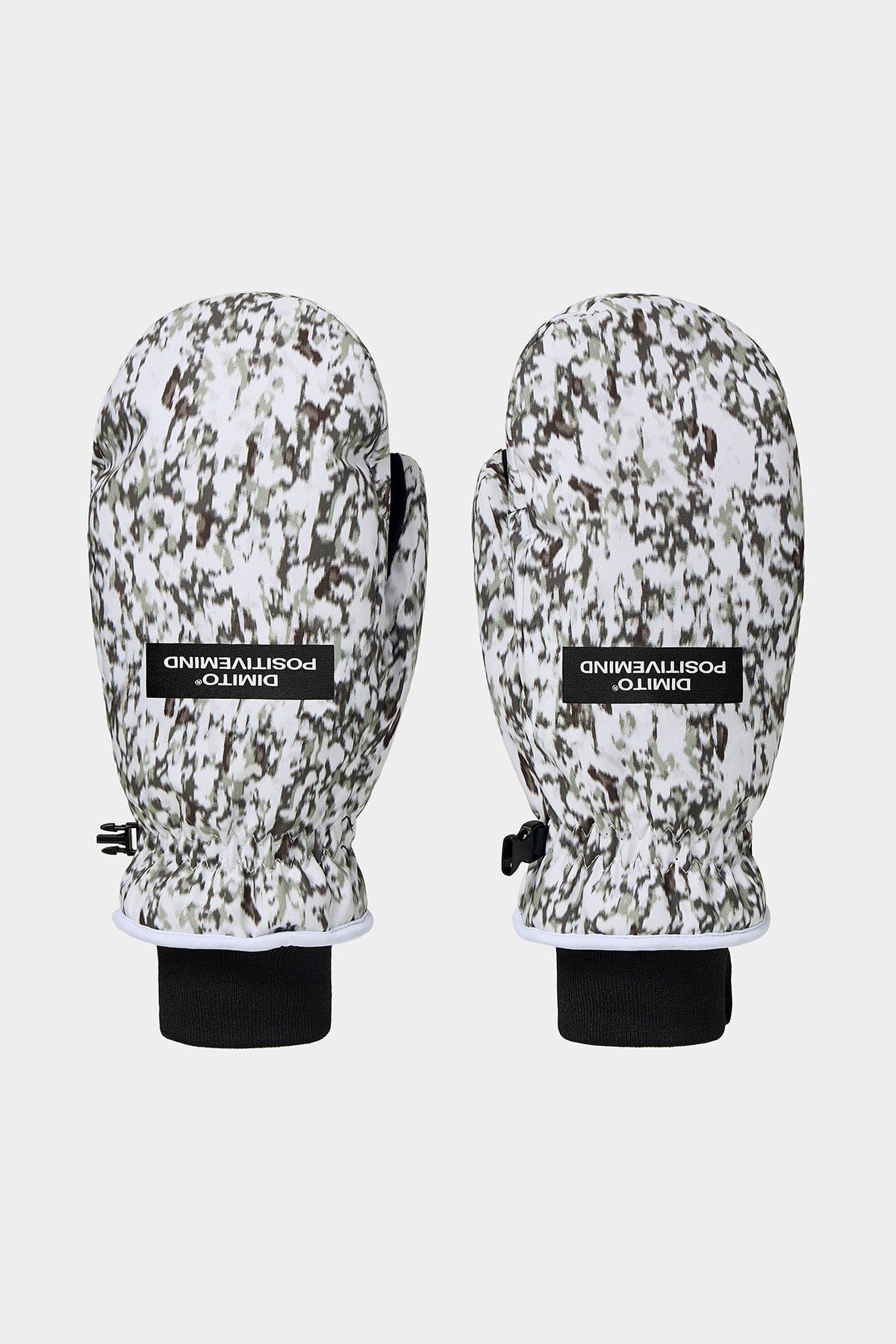 PATTERN MITTEN SNOW CAMO