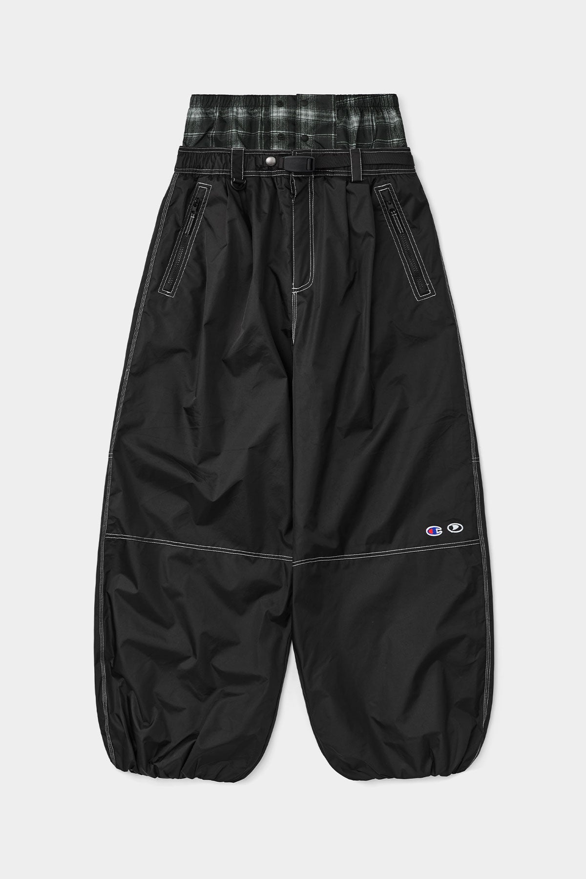 [CHAMPION x DIMITO] STITCH BANDED PANTS (WIDE FIT LV.2) BLACK (Available date : 26.10.12)