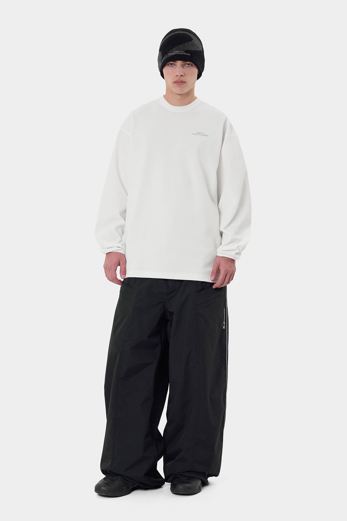 LW WAFFLE LSV TEE WHITE (Delivery date : 26.09.28)