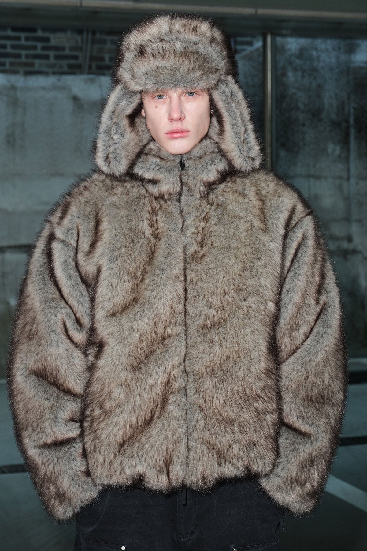 FAUX FUR HD JACKET WILD RABBIT (Delivery start : 26.09.09)