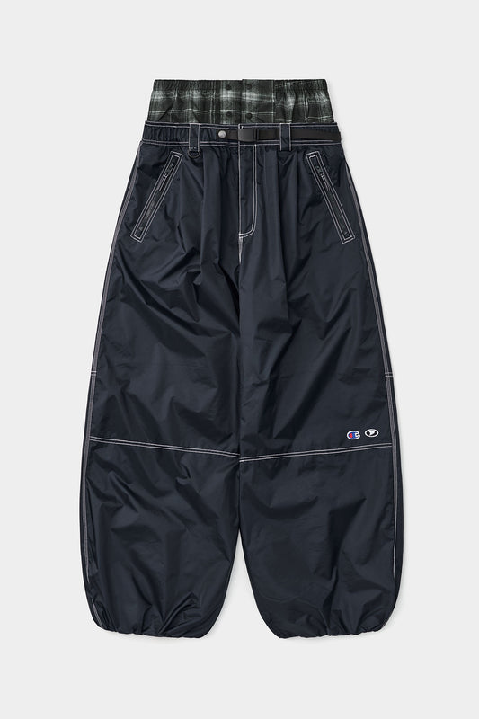 [CHAMPION x DIMITO] STITCH BANDED PANTS (WIDE FIT LV.2) DEEP NAVY (Available date : 26.10.12)