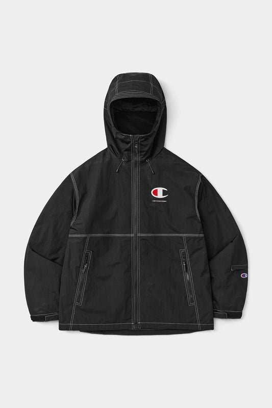 [CHAMPION x DIMITO] C-LOGO STITCHED JACKET BLACK (Available date : 26.10.12)