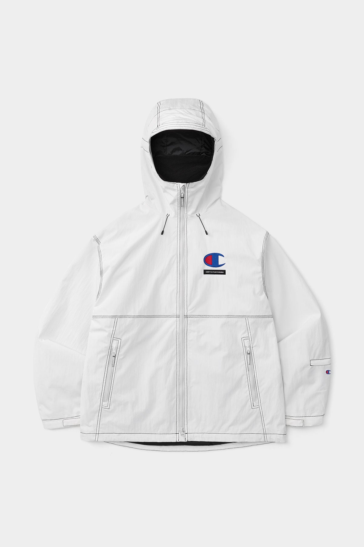 [CHAMPION x DIMITO] C-LOGO STITCHED JACKET WHITE (Available date : 26.10.12)