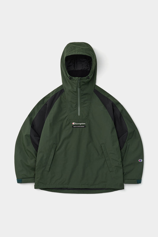 [CHAMPION x DIMITO] VARSITY ANORAK TRACK JACKET DARK GREEN (Available date : 26.10.12)