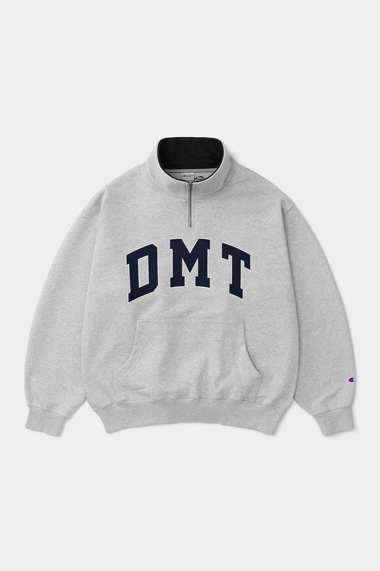 [CHAMPION x DIMITO] DMT VARSITY HALF ZIP SWEATSHIRT OXFORD GREY (Available date : 26.10.12)