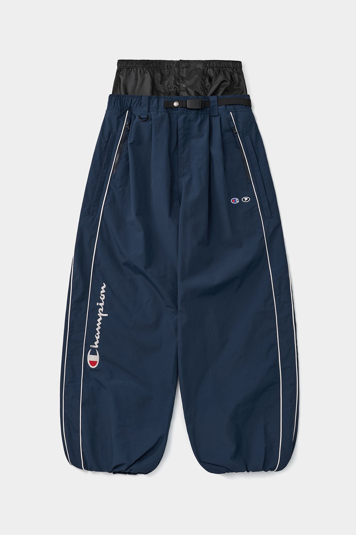 [CHAMPION x DIMITO] SCRIPT TRACK BANDED PANTS (WIDE FIT LV.2) YALE BLUE (Available date : 26.10.12)