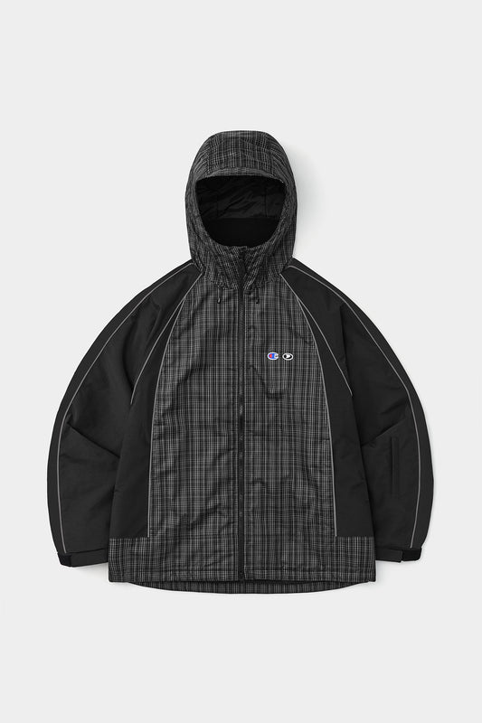 [CHAMPION x DIMITO] HERITAGE BLOCK LINE JACKET MONO CHECK (Available date : 26.10.12)