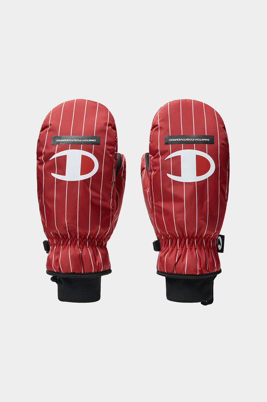 [CHAMPION x DIMITO] C-LOGO MITTEN STRIPE RED (Available date : 26.10.12)