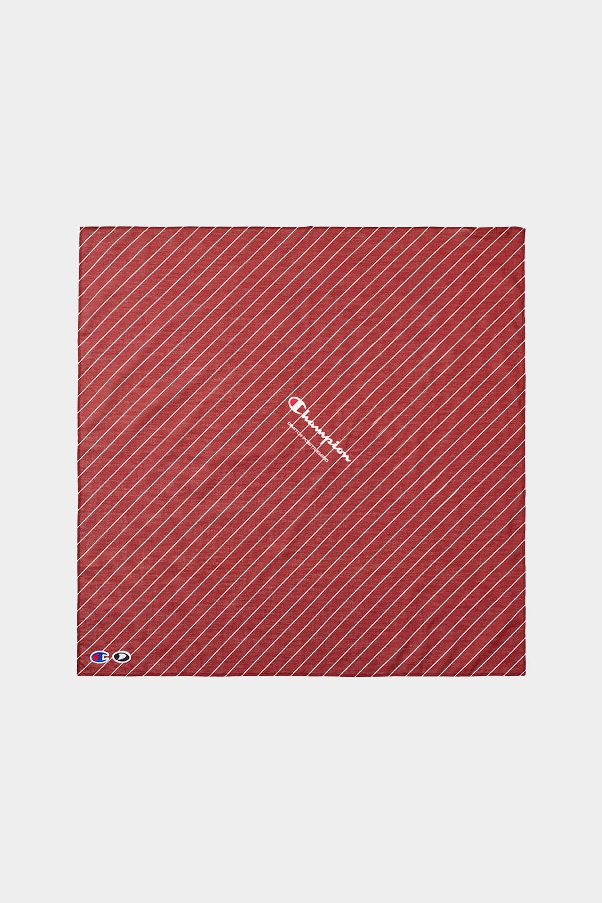 [CHAMPION x DIMITO] SCRIPT LOGO BANDANA STRIPE RED (Available date : 26.10.12)