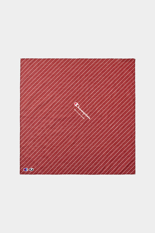 [CHAMPION x DIMITO] SCRIPT LOGO BANDANA STRIPE RED (Available date : 26.10.12)