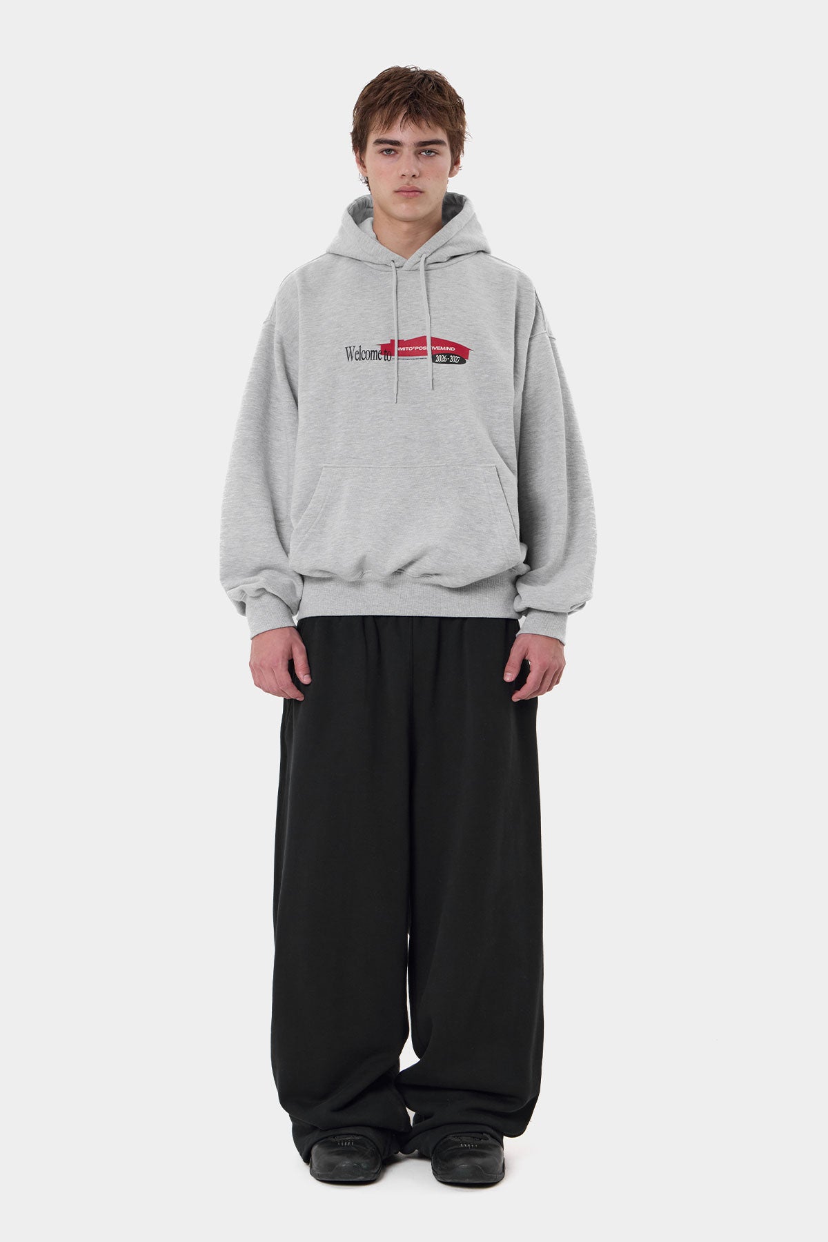 DMT HOUSE HOODIE MELANGE GREY