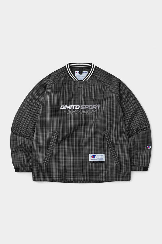 [CHAMPION x DIMITO] SPORT V-NECK SNAP PULLOVER MONO CHECK (Available date : 26.10.12)