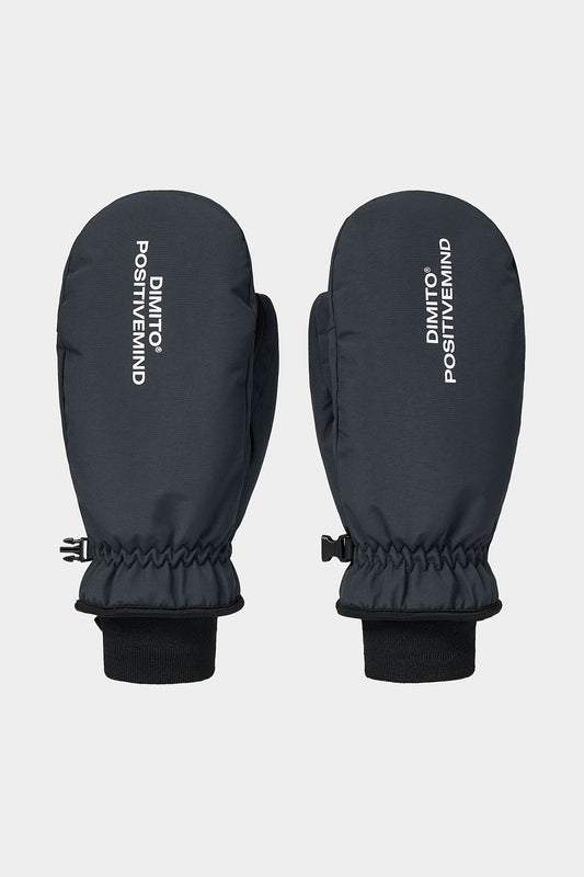 BASIC LOGO MITTEN TEAL NAVY