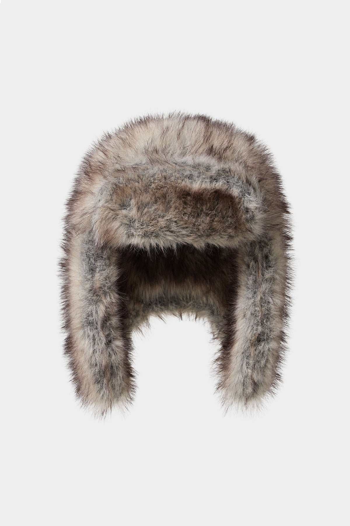 FAUX FUR HAT WILD RABBIT
