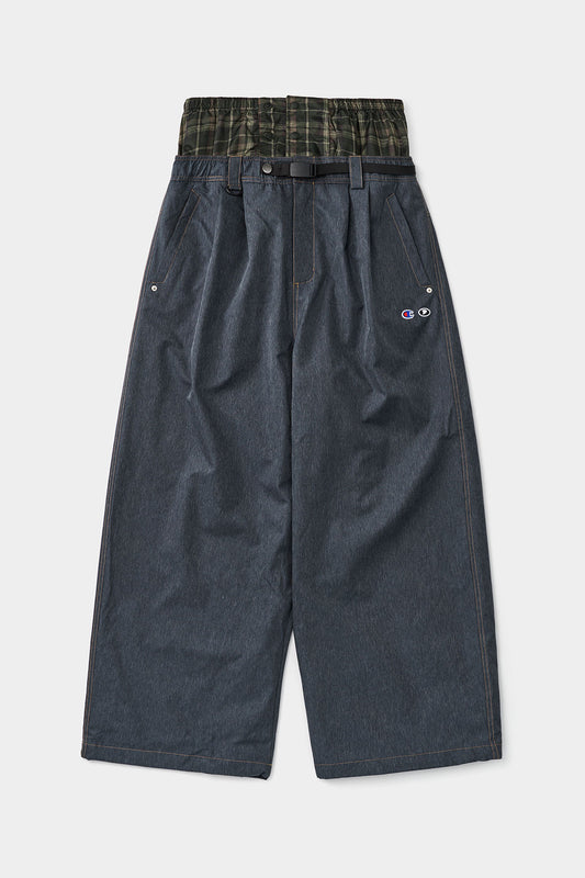 [CHAMPION x DIMITO] C-LOGO BASIC PANTS (WIDE FIT LV.2) DEEP BLUE (Available date : 26.10.12)