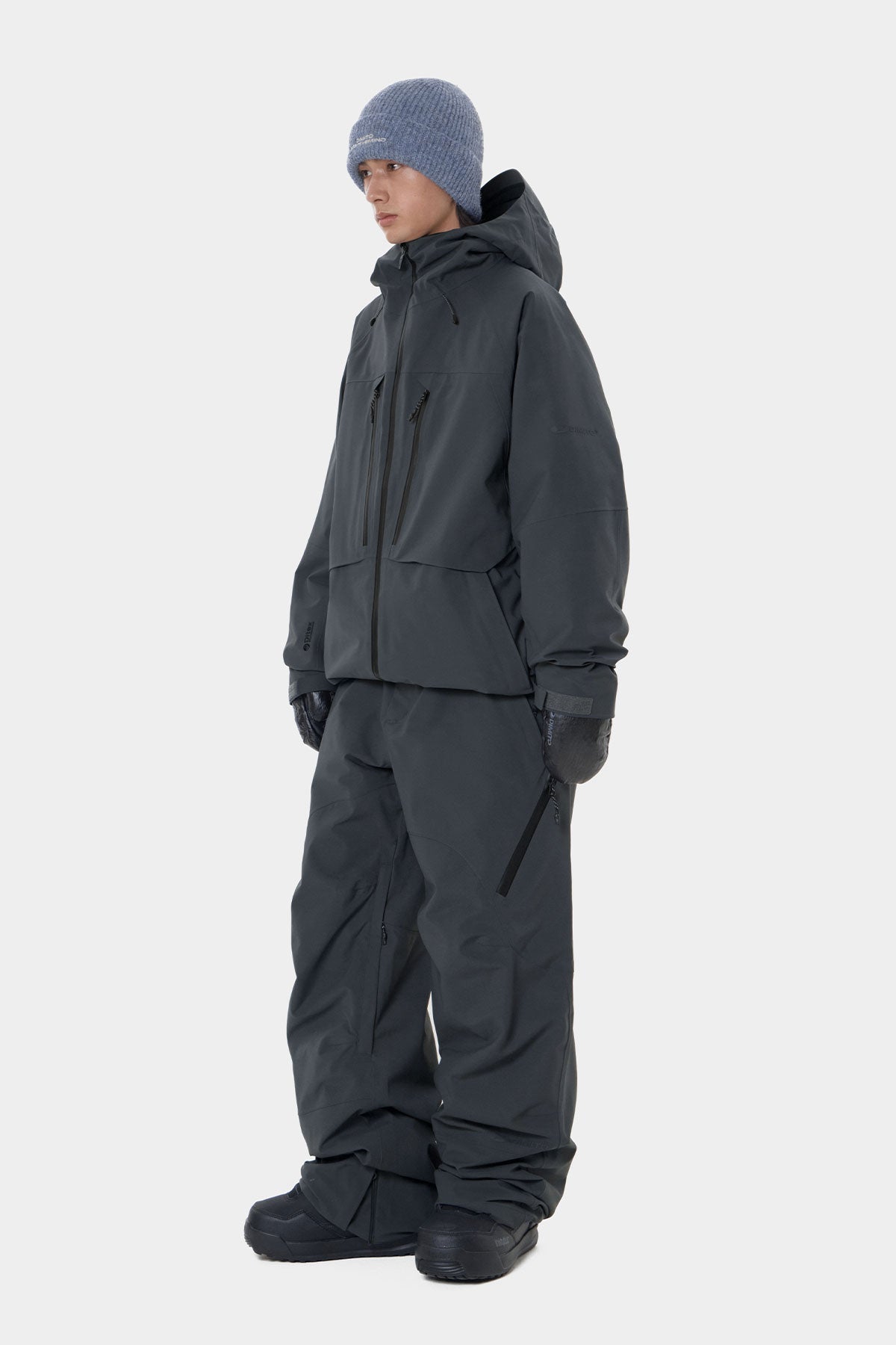 APEX DOWN JACKET BLUE STEEL