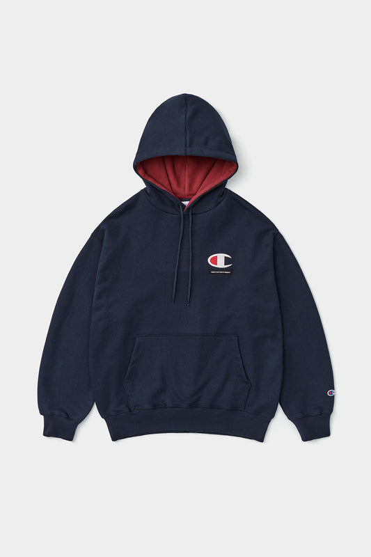 [CHAMPION x DIMITO] C-LOGO HOODIE NAVY (Available date : 26.10.12)