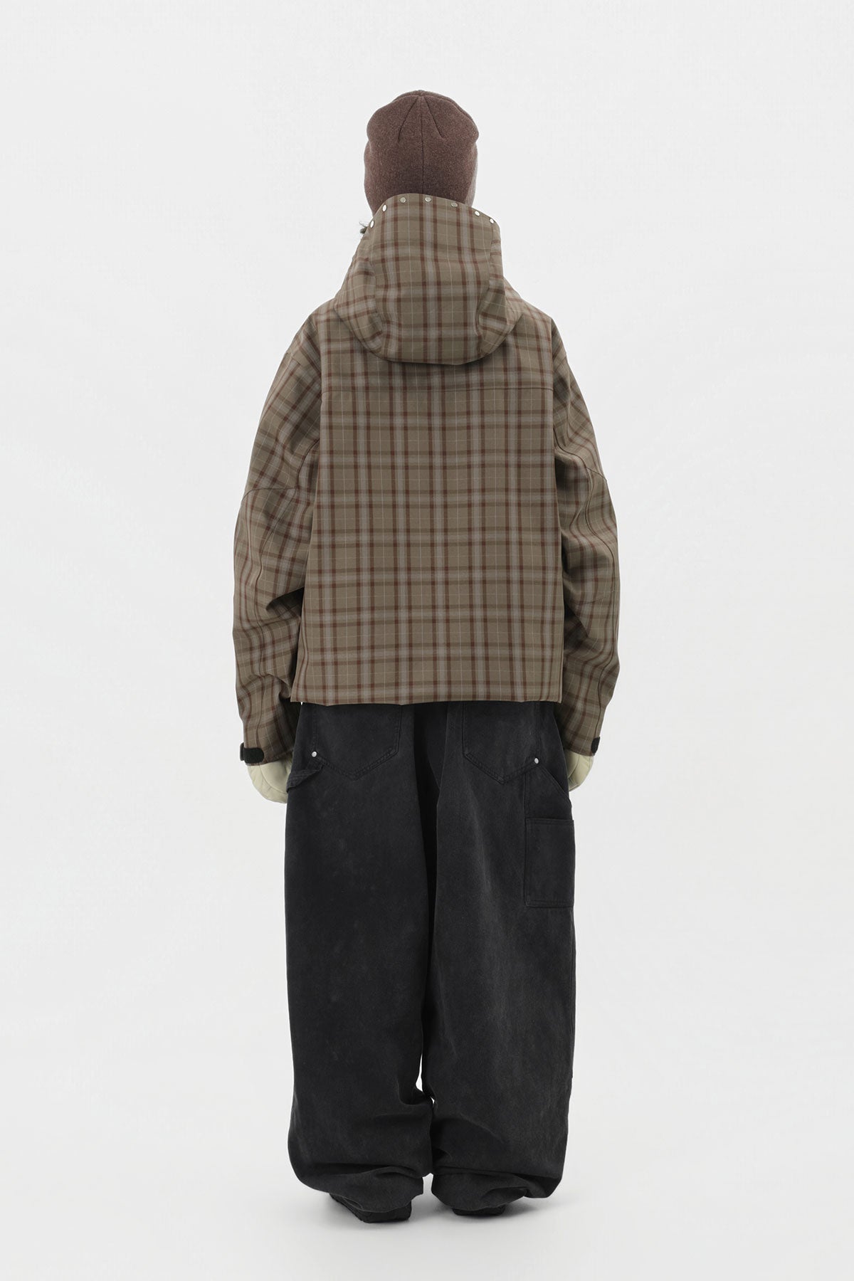 STUD 2L JACKET BROWN CHECK (Delivery start : 26.09.09)