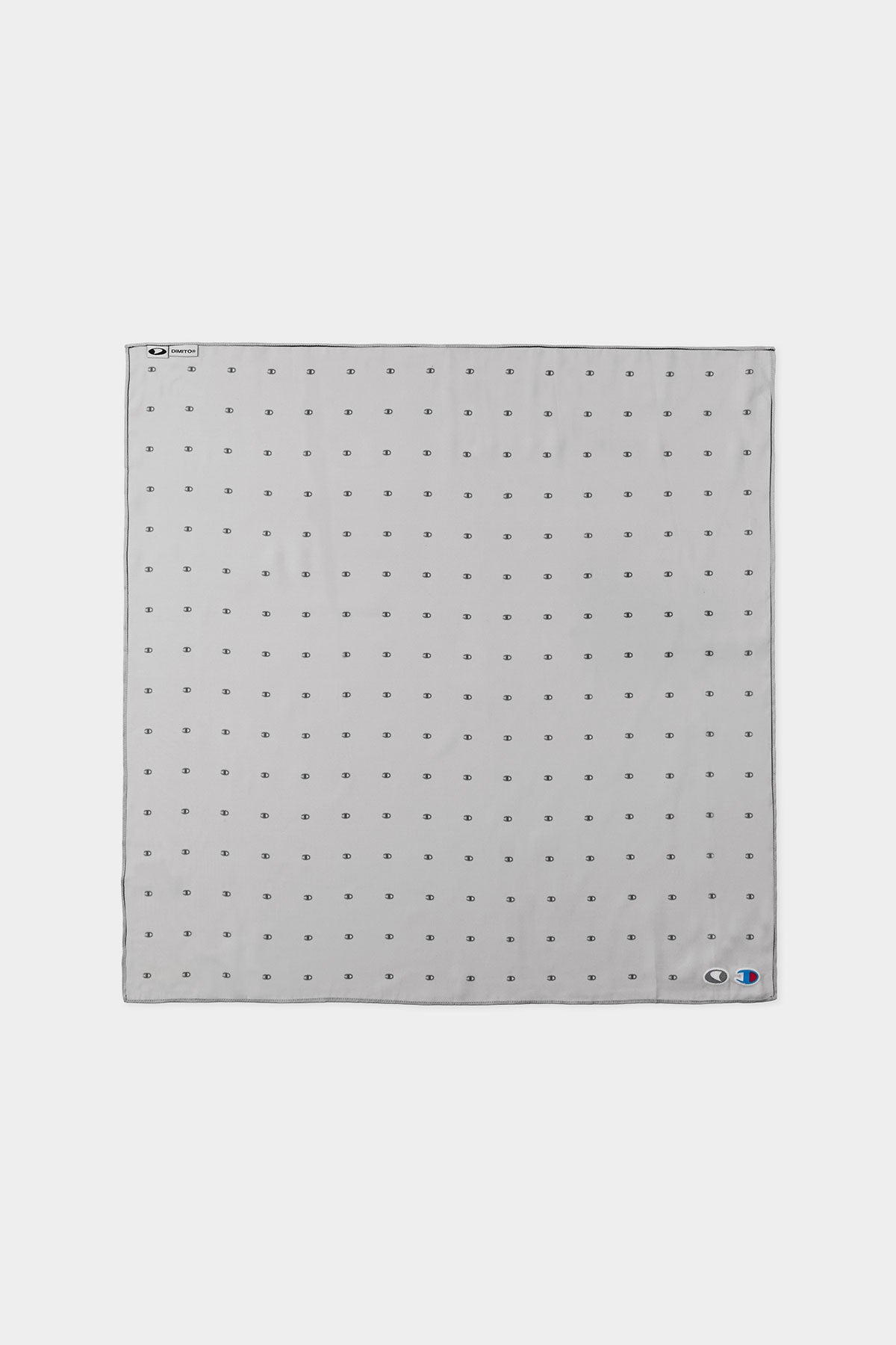 [CHAMPION x DIMITO] C-LOGO PATTERN BANDANA METAL GREY (Available date : 26.10.12)