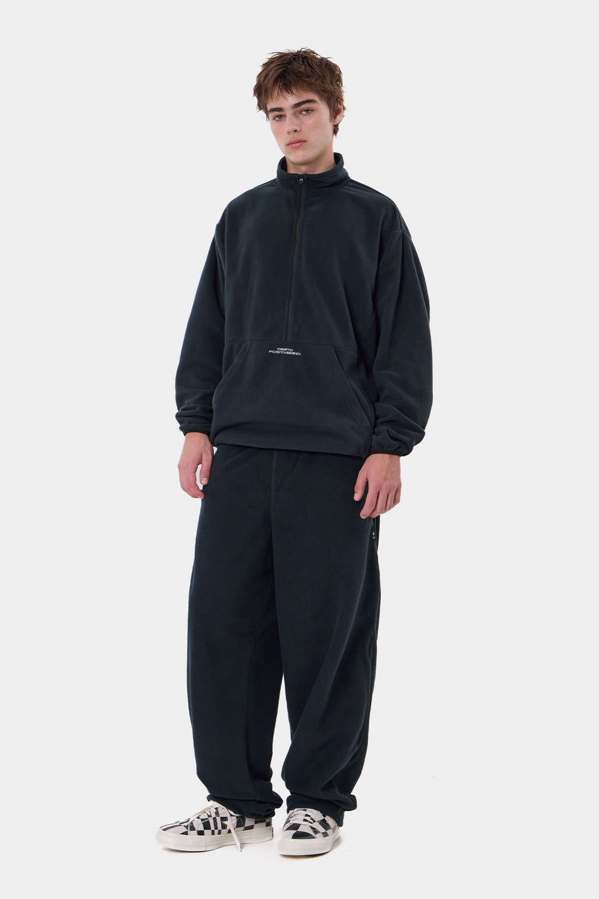 26 FLEECE HALF ZIP DARK NAVY (Delivery date : 26.09.28)