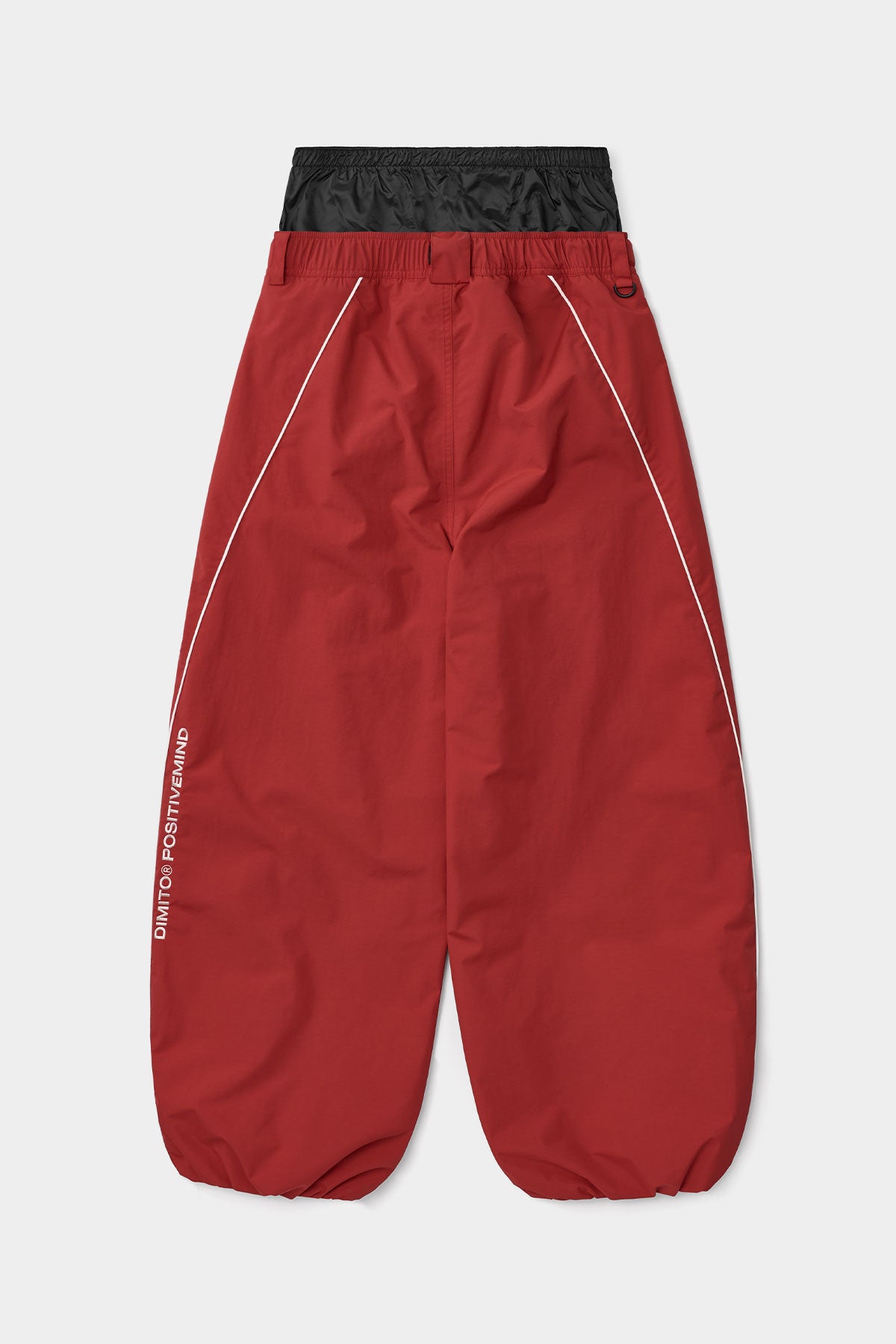 [CHAMPION x DIMITO] SCRIPT TRACK BANDED PANTS (WIDE FIT LV.2) STANFORD RED (Available date : 26.10.12)