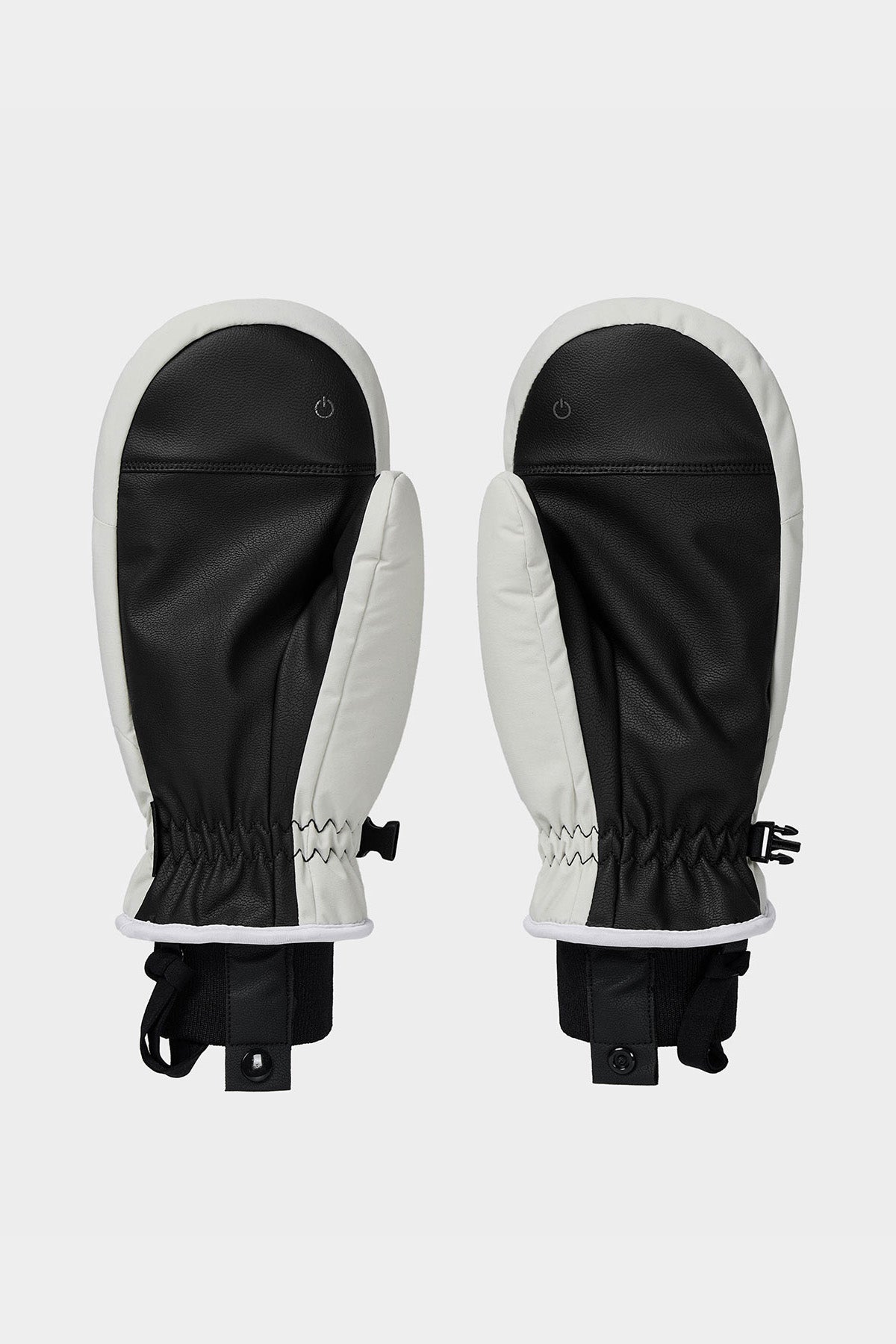 BASIC LOGO MITTEN OFF WHITE