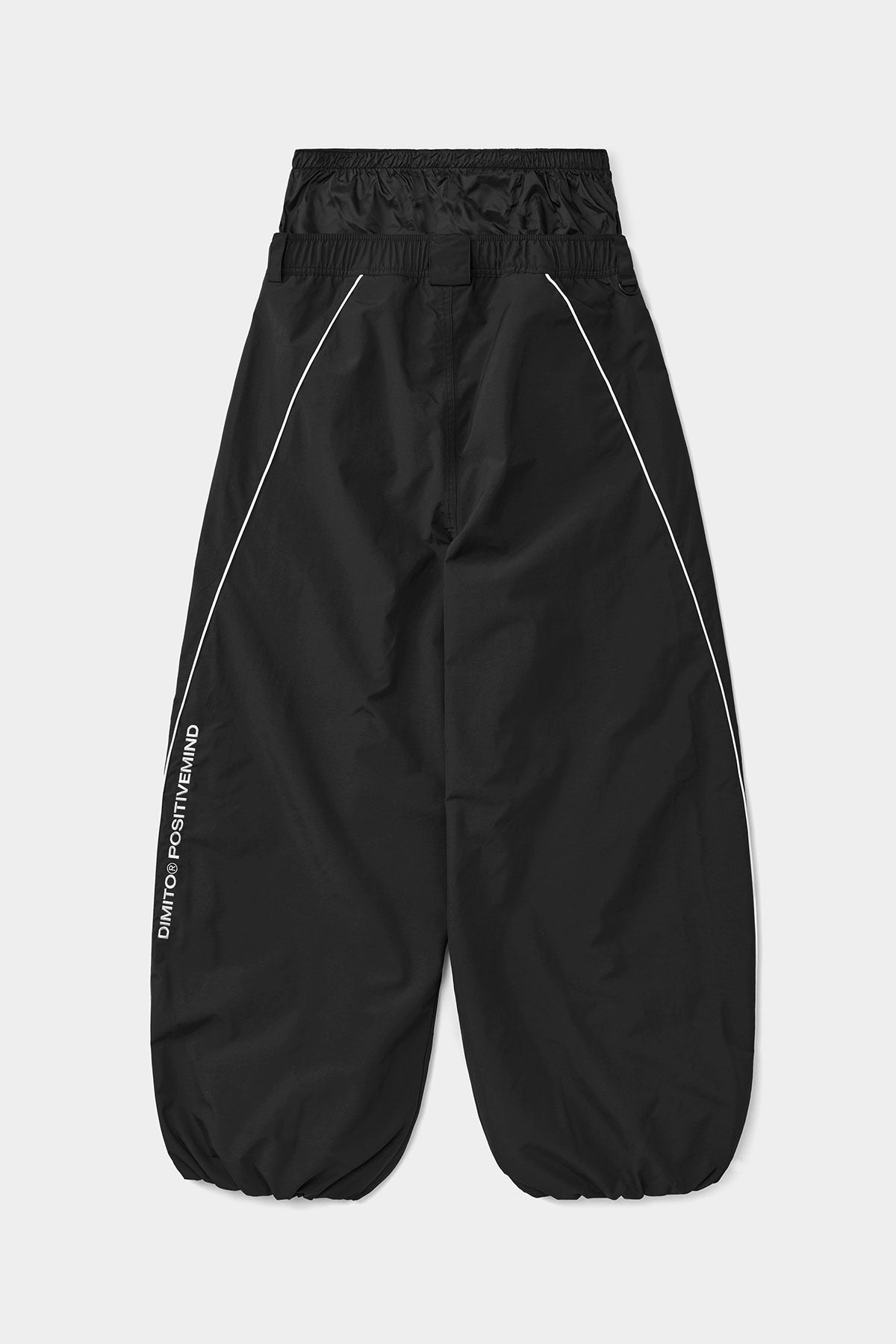 [CHAMPION x DIMITO] SCRIPT TRACK BANDED PANTS (WIDE FIT LV.2) BLACK (Available date : 26.10.12)