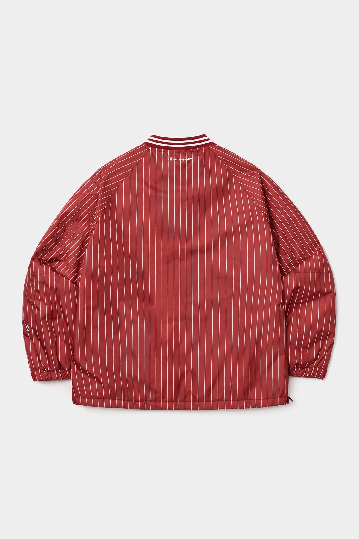 [CHAMPION x DIMITO] SPORT V-NECK SNAP PULLOVER STRIPE RED (Available date : 26.10.12)